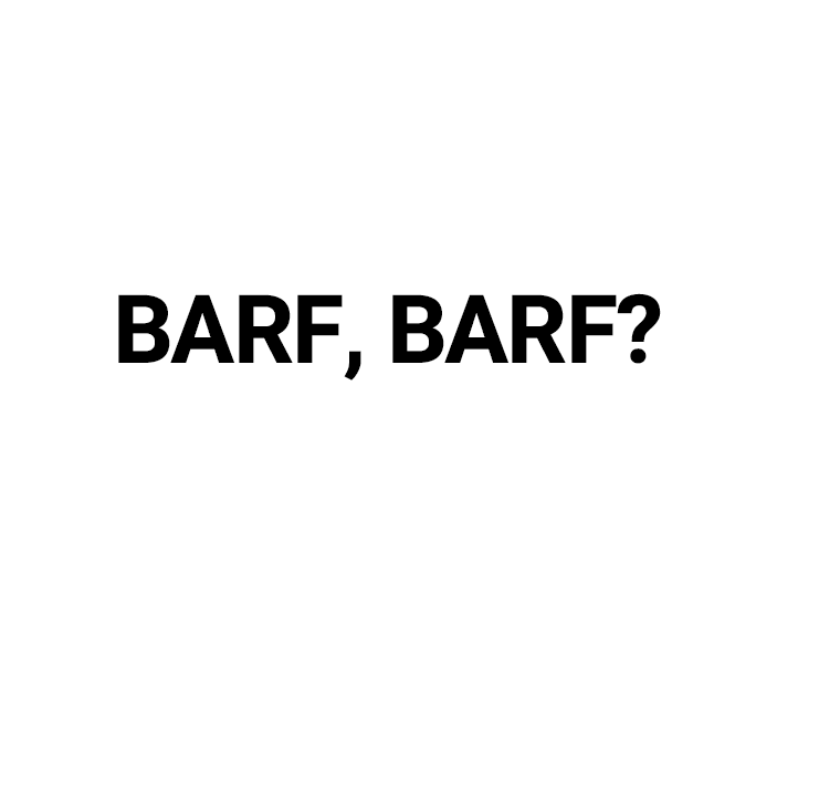 Sprechblase - BARF BARF