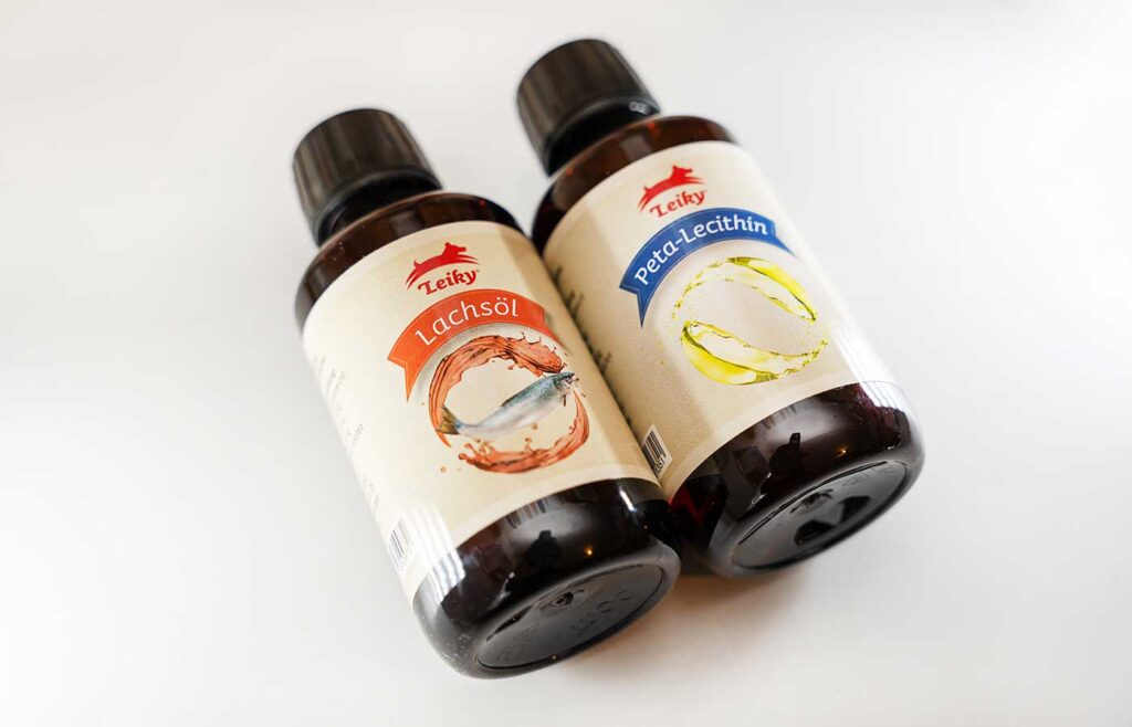 Leiky-Lachsoel Leiky Lachsöl und Peta-Lecitihin